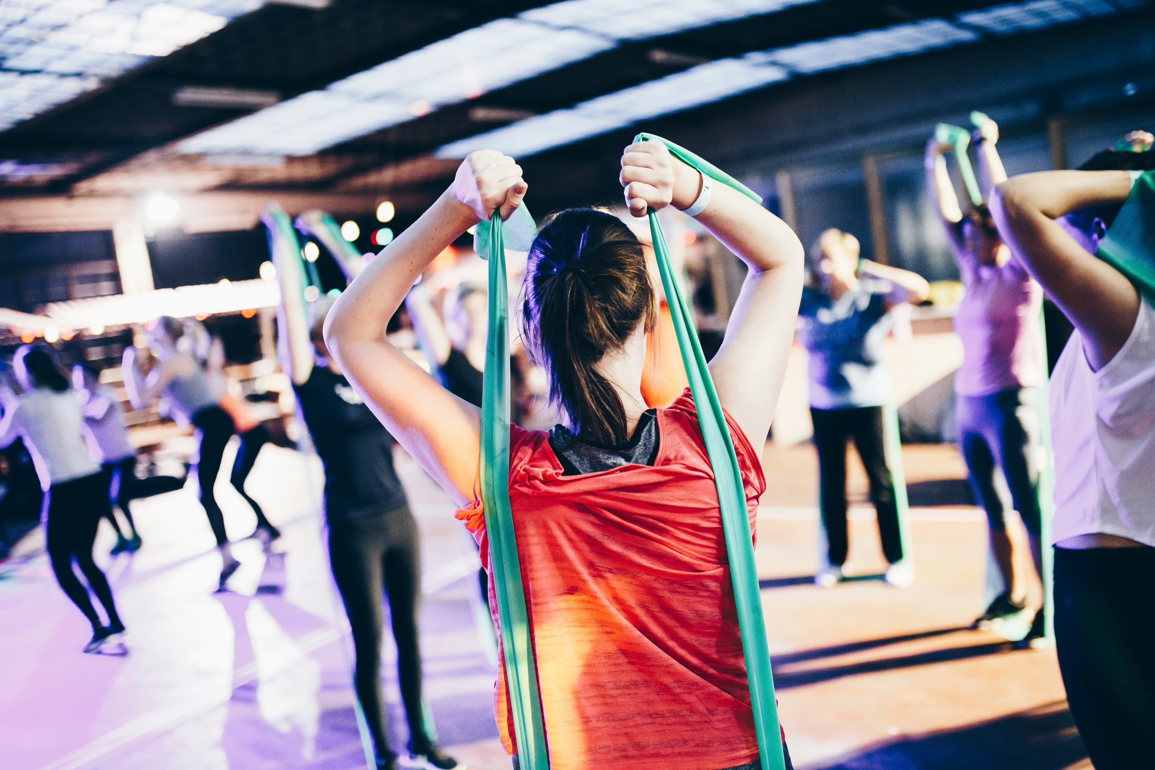 Group fitness class