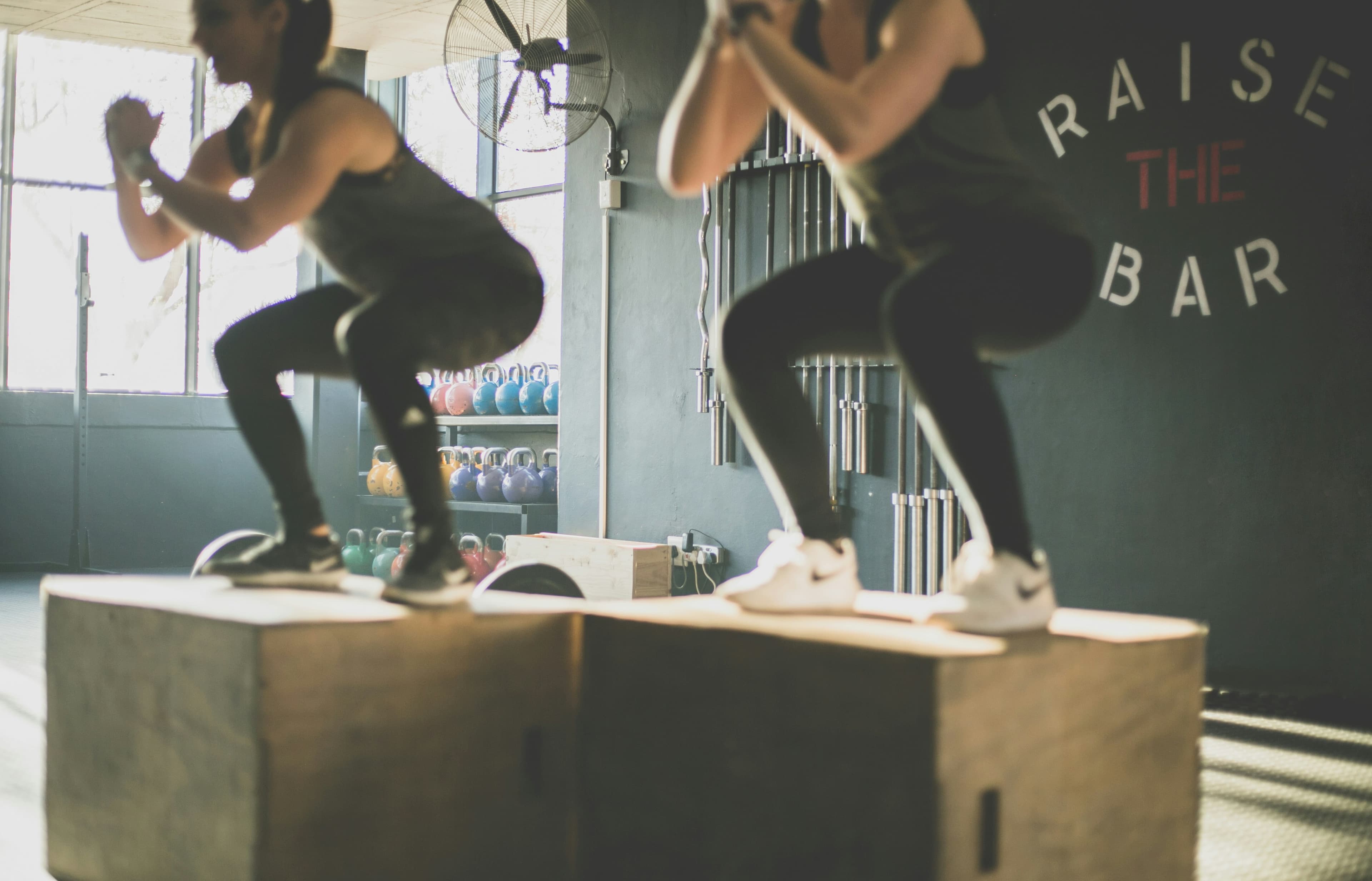 CrossFit workout session